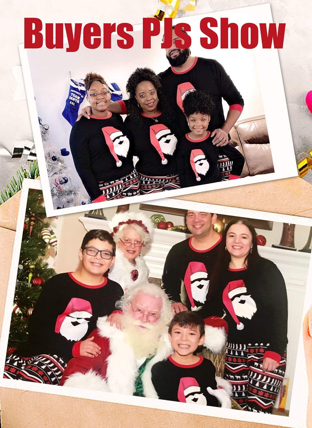 2024 Matching Family Christmas Pajamas Holiday Family Christmas Pjs Set Sleepwear Xmas Jammies Men Women Kids Couples